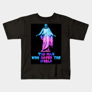 THE MAN WHO SAVED THE WORLD Kids T-Shirt